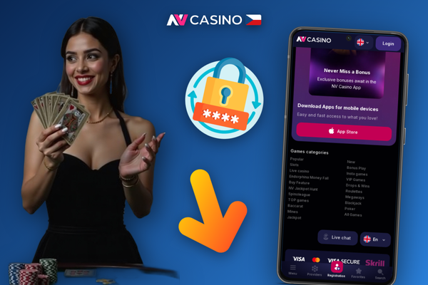 Systémový dialog oprávnění NV Casino aplikace pro notifikace a úložiště