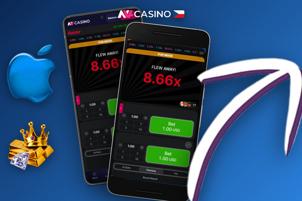 Panel NV Casino Aviator se živým chatem hráčů a žebříčkem největších výběrů kola