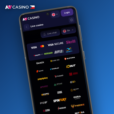 Živí krupiéři u blackjacku, rulety a baccaratu v reálném čase v NV Casino